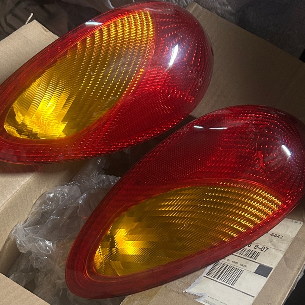 Red and Yellow Tail Light Covers